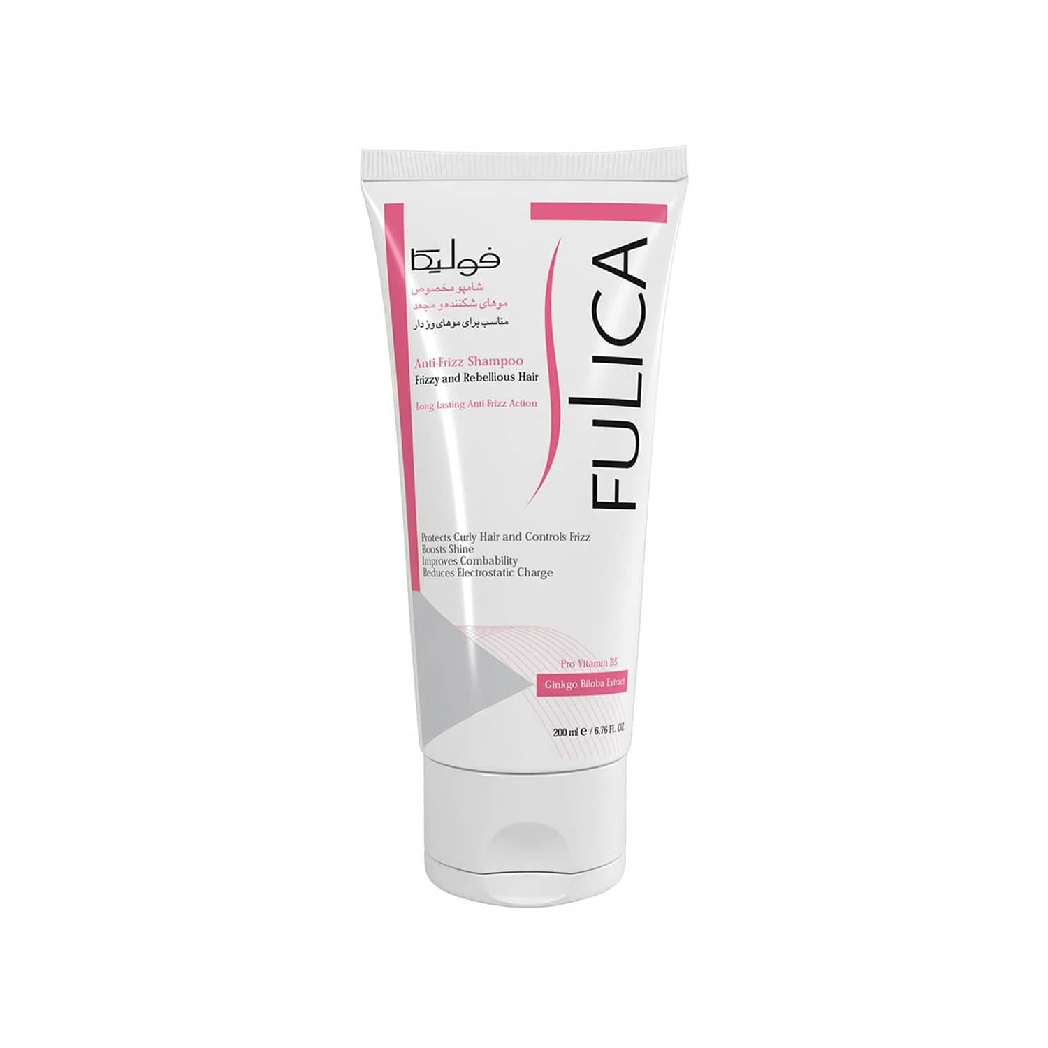 شامپو ضد وز فولیکا مدل Anti-Frizz مناسب موهای شکننده و مجعد حجم 200 میلی لیتر