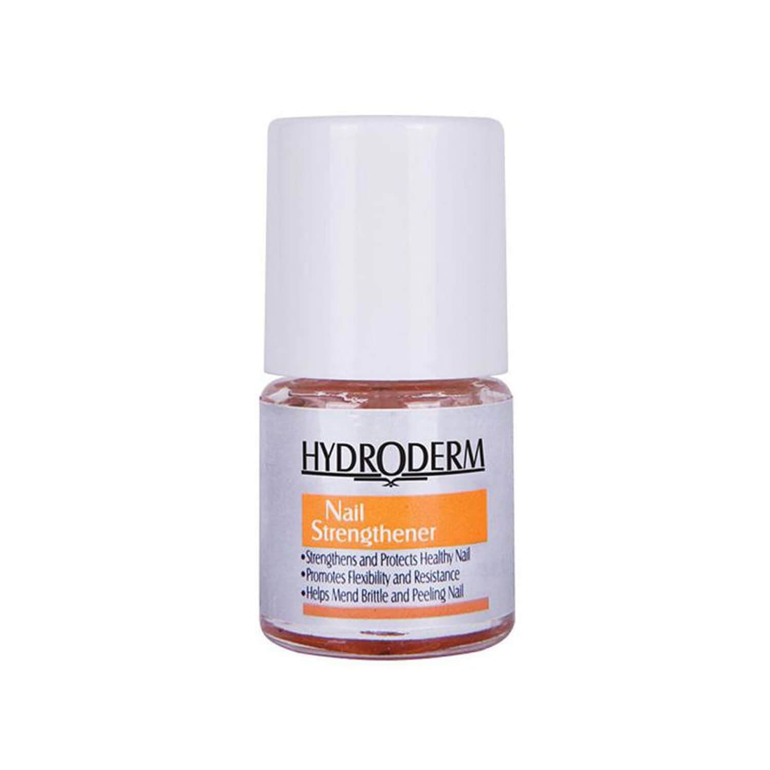 محلول استحکام بخش ناخن هیدرودرم مدل Nail Strengthener حجم 8 میلی لیتر