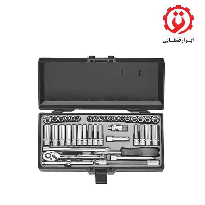 جعبه بکس 1/4 درایو 40 پارچه فورس مدل 2402