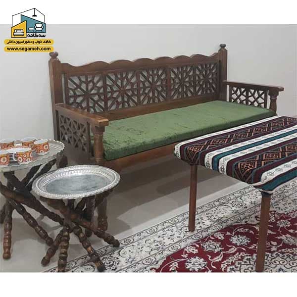 تخت سنتی سه نفره مدل CSP09