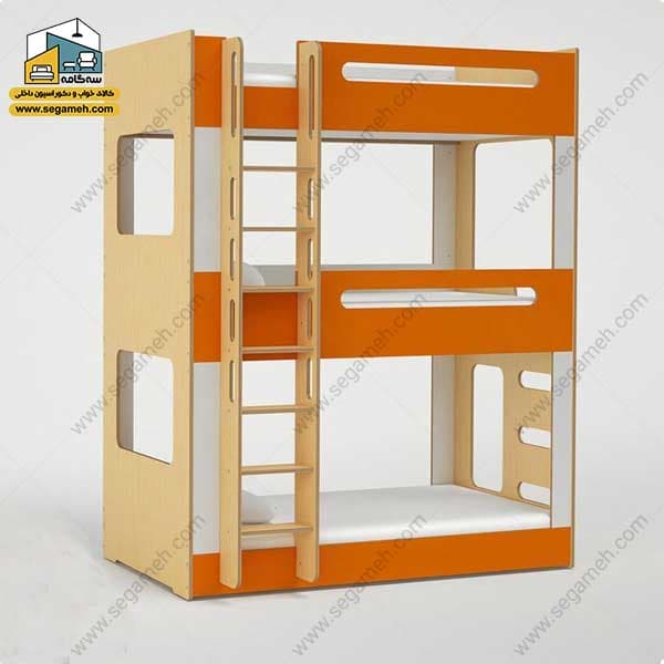 تخت خواب سه طبقه BTDP110