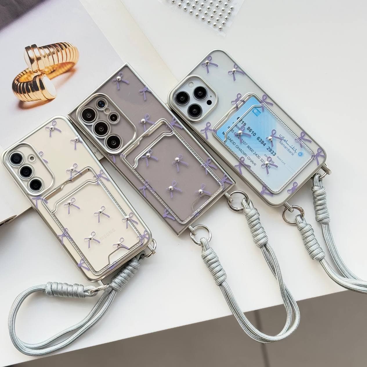 قاب جاکارتی بند دار پاپیونی