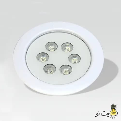 چراغ توکار استخری RGB فول کالر 18 وات EMAX