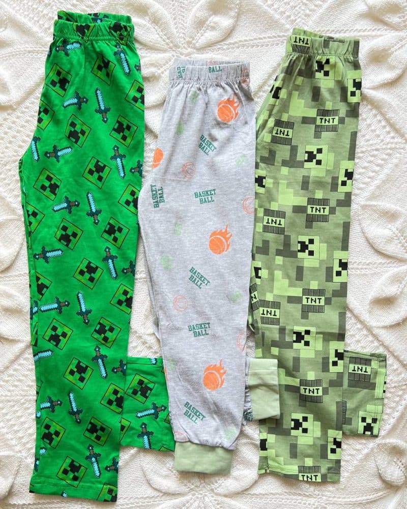 شلوار نخی ماینکرفت و بسکتبال