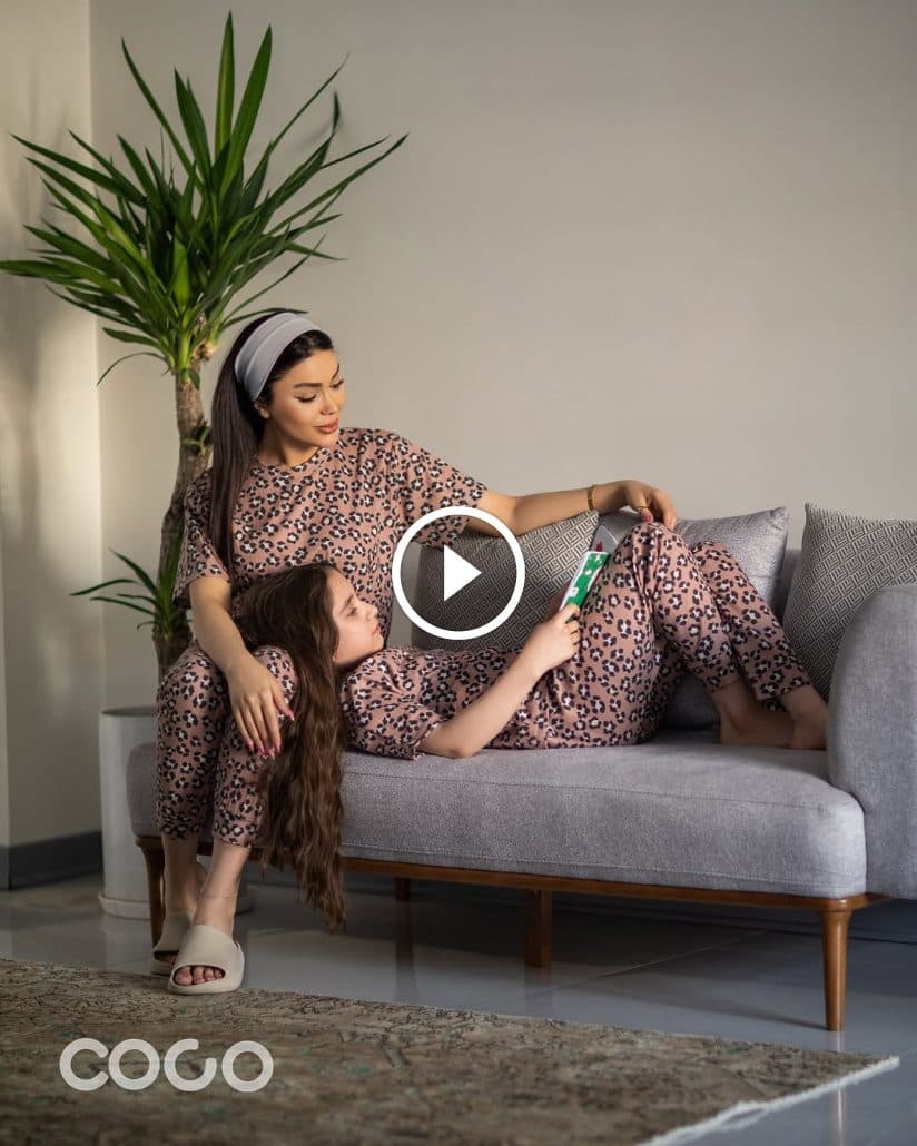 ست کبریتی مادر و کودک پلنگی