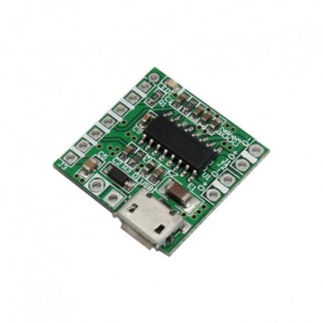 ماژول آمپلی فایر 2x3W کلاس D تراشه PAM8403 با ورودی Micro USB