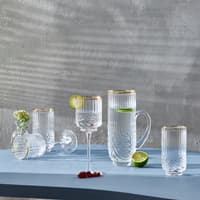 ست لیوان 25 پارچه ۱۲ نفره کاراجا Gleam طلایی