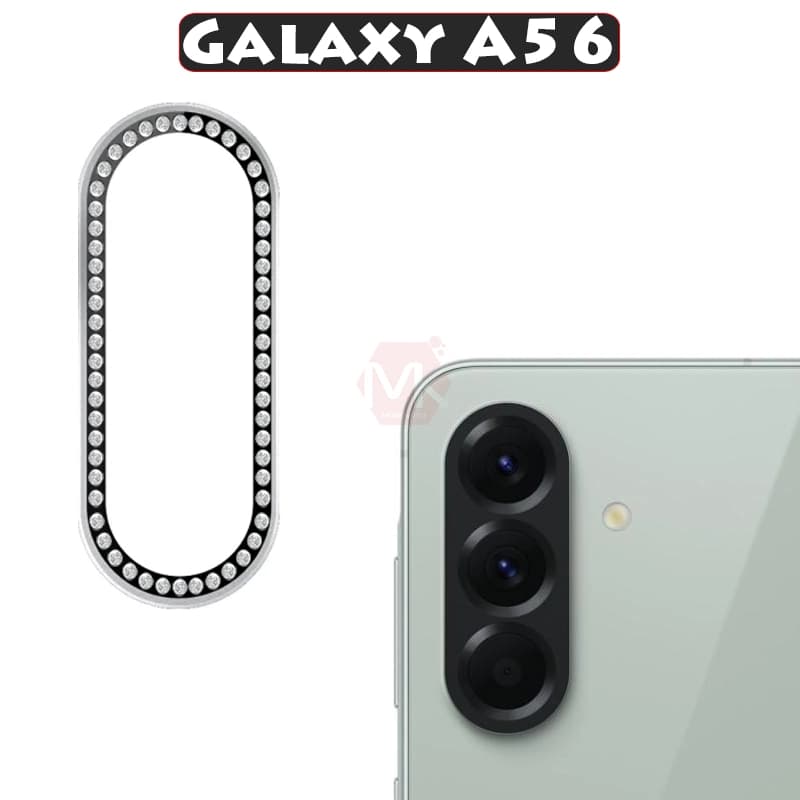 محافظ لنز نگین دار سامسونگ Diamond Ring Camera Lens Glass | Galaxy A56