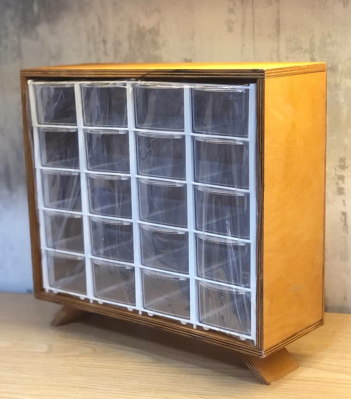 جا ادویه ۲۰کشو چوبی