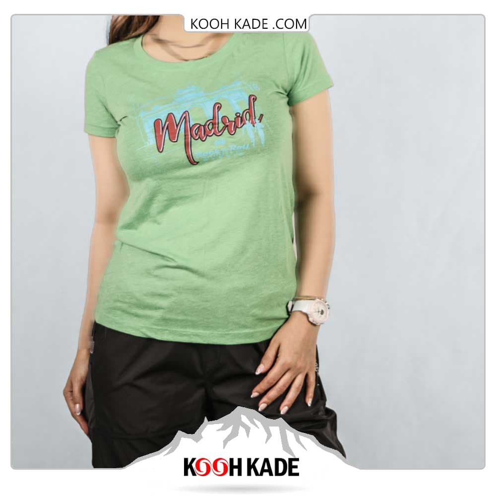 تیشرت آستین کوتاه زنانه IRONMAN طرح MADRID