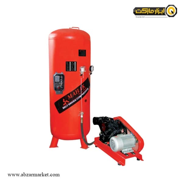 کمپرسور هوا محک 1000 لیتری چهار سیلندر سه فاز مدل AP-1202S