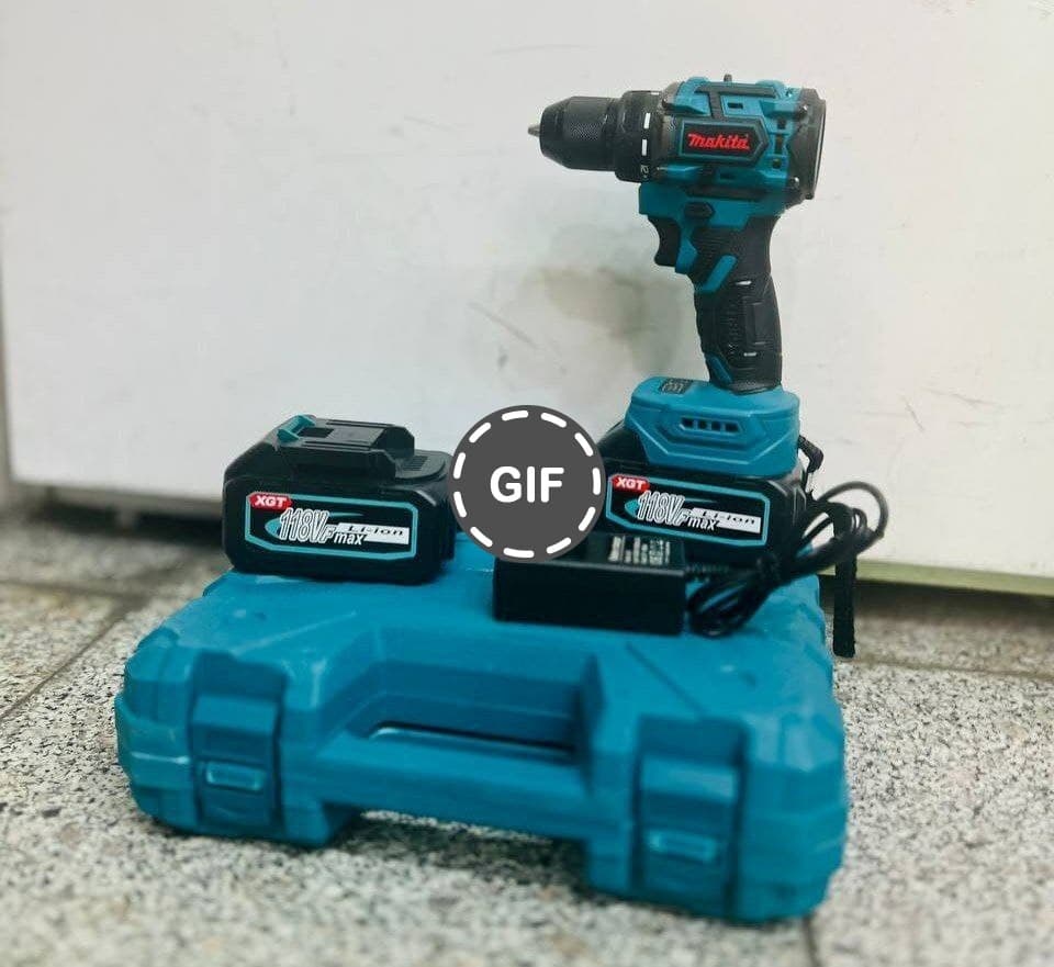 دریل شارژی براشلس ۱۱۸ ولت طرح ماکیتا مدل makita-118