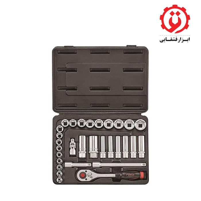 جعبه بکس 30 عددی 3/8 درایو 6 پر فورس مدل 3302