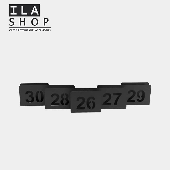 جای دستمال شماره دار ۲۶ تا ۳۰ یک عددی ایلا