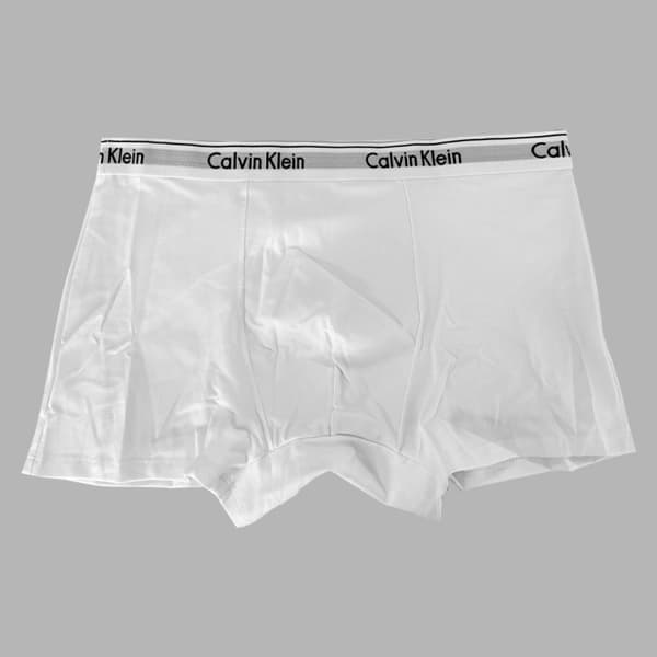 شورت نخی پادار مردانه Calvin klein سفید 11067