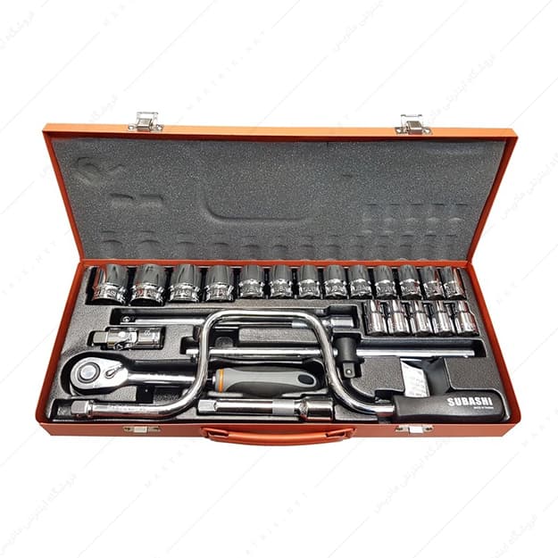 جعبه بکس 24 پارچه درایو 1/2 اینچ برند سوباشی