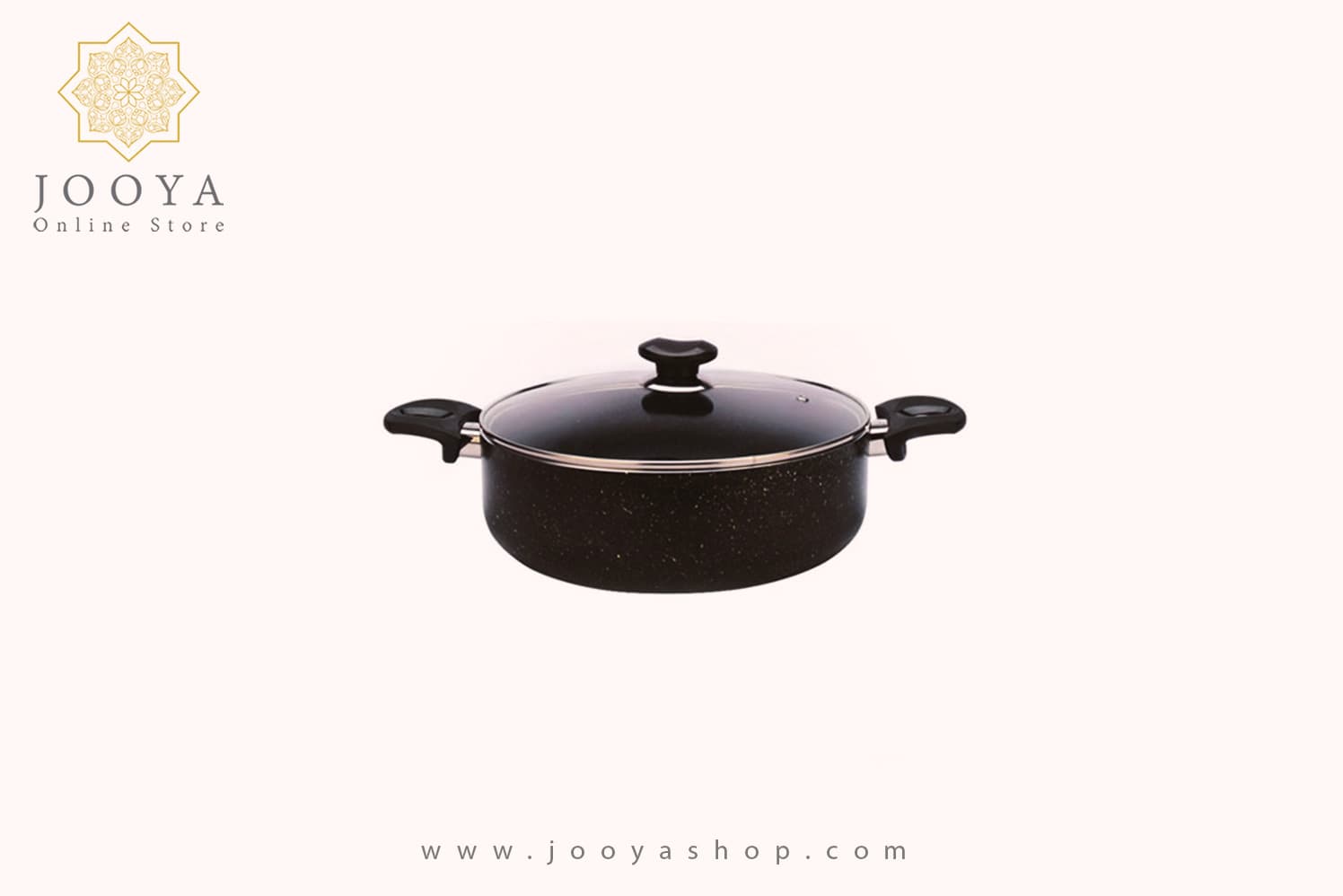 قابلمه کوتاه زرساب مدل ویولت قطر 24 سانت