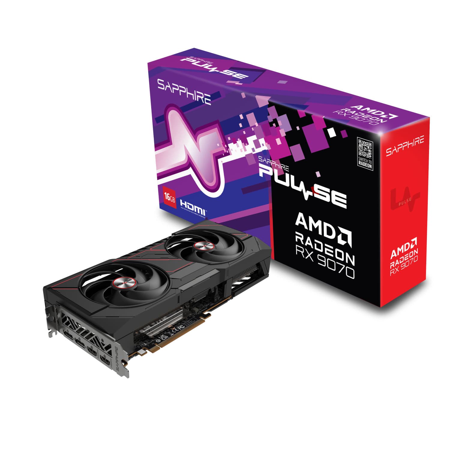 کارت گرافیک سافایر مدل Pulse Radeon RX 9070 16GB