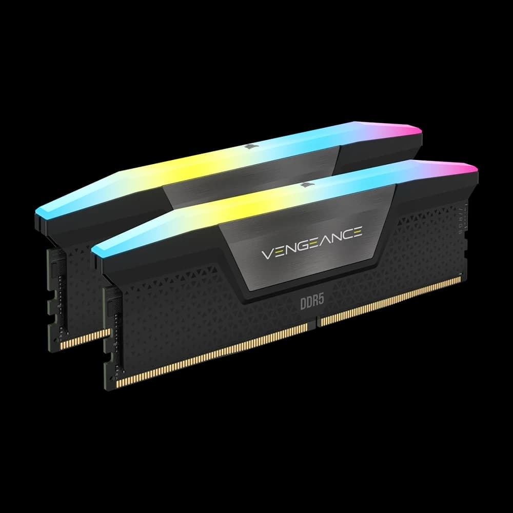حافظه رم کورسیر Corsair Vengeance RGB DDR5 32GB Dual 6000MHz CL36 Black