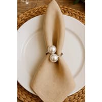 حلقه دستمال سفره ۱۲ عددی امتوری هوم نقره ای