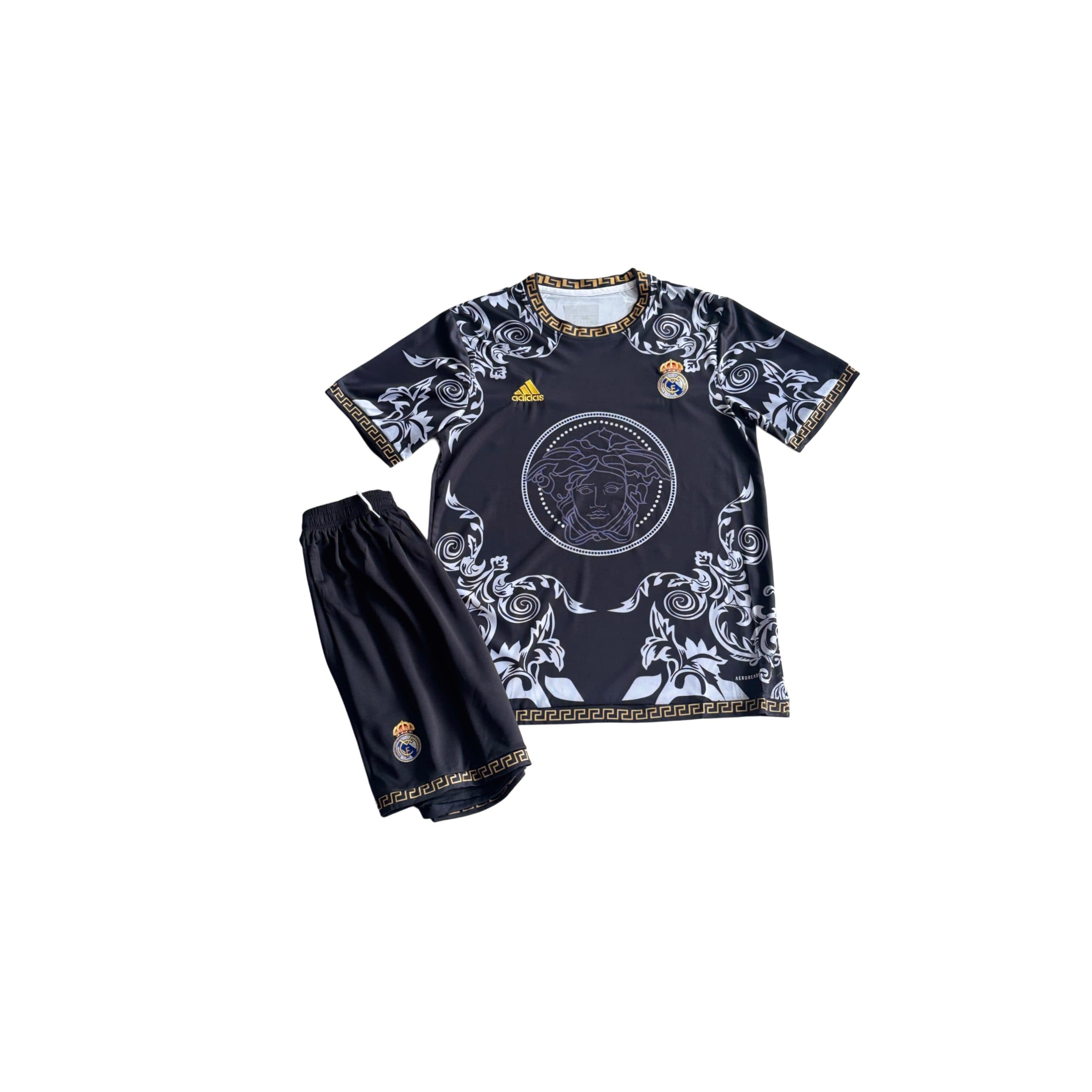 کیت کانسپت ورساچه مشکی رئال مادرید-پیراهن شورت