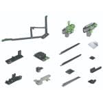 مکانیزم درب لولایی پاکت دُر فانتونی مدل K001 Left