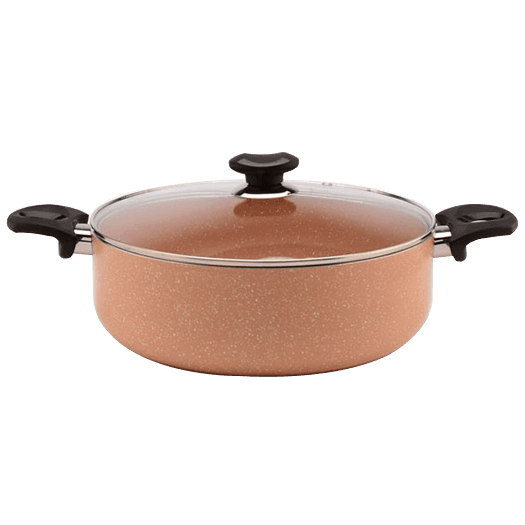 قابلمه کوتاه زرساب مدل ویولت قطر 24 سانت