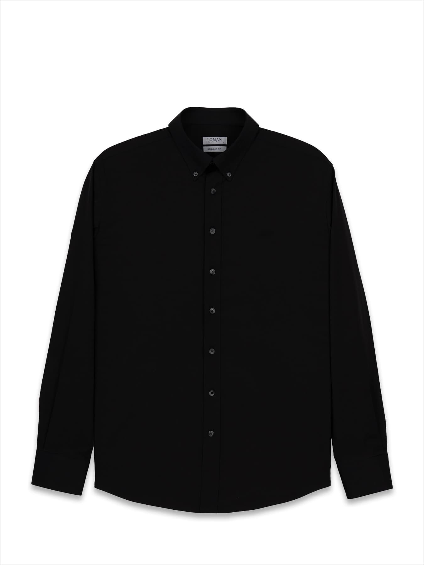 پیراهن آستین بلند مشکی ال سی من 13