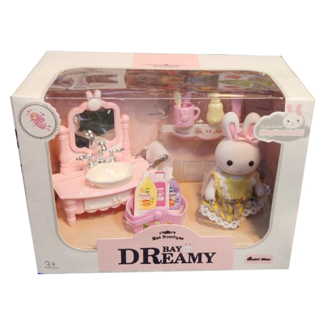 عروسک دخترانه مدل خرگوش طرح دستشویی