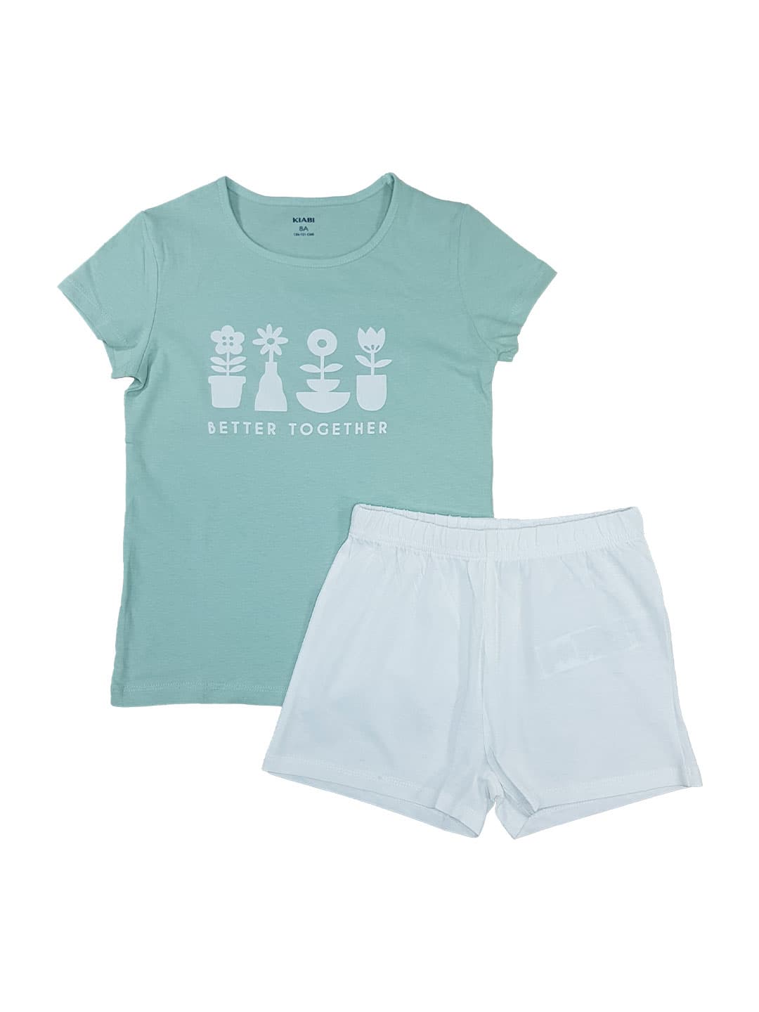 ست تیشرت و شلوارک دخترانه کیابی کد kids1690