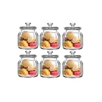 بانکه شیشه ای 6 عددی پاشاباغچه ویوا 900 میلی