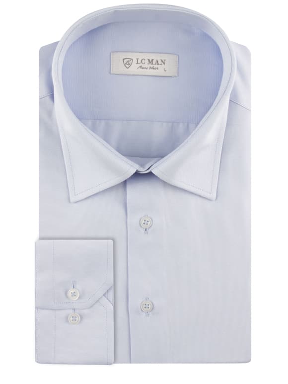 پیراهن آبی روشن جودن آستین بلند ال سی من 4