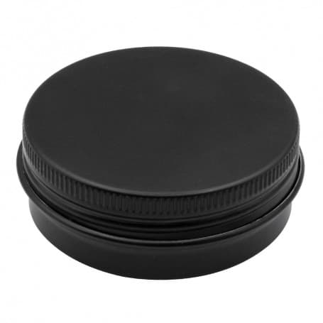 قوطی فلزی مشکی 60ml سایز 68x25mm