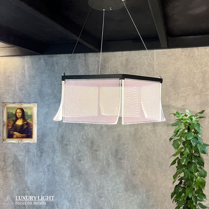 لوستر شش ضلعی مدرن اس ام دی SMD خور ترنج