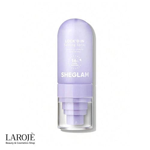 اسپری فیکساتور آرایش شیگلم Sheglam مدل لاکد این بنفش LOCK'D IN حجم 55 میلی لیتر