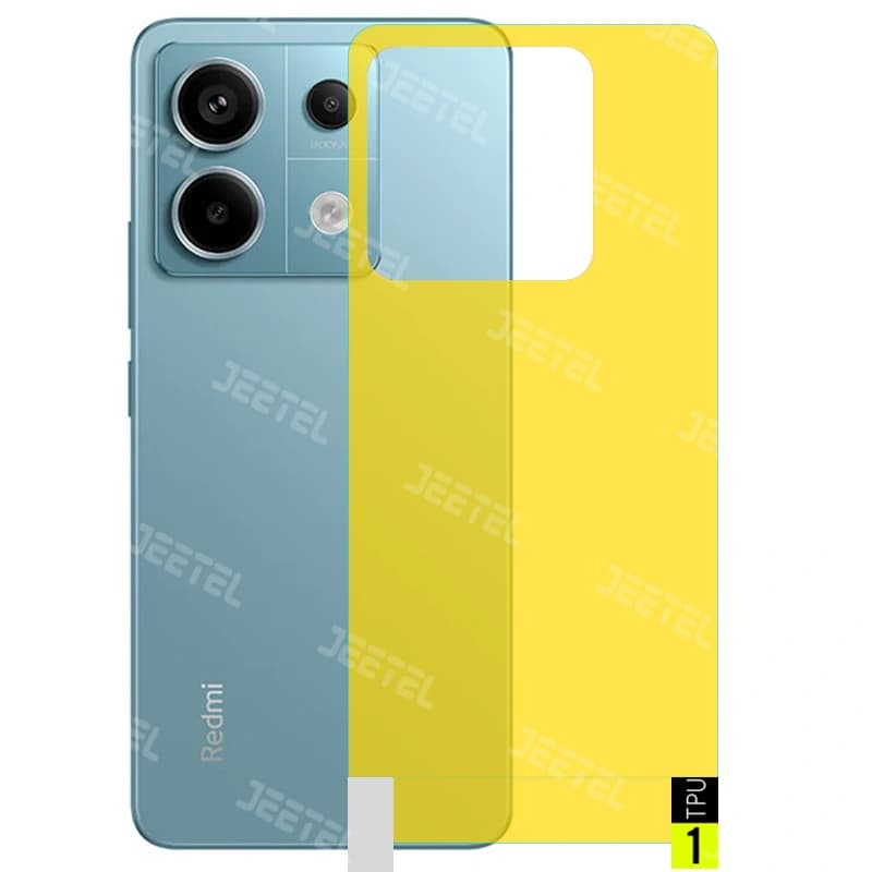 برچسب نانو پشت گوشی Xiaomi Redmi Note 13 Pro 5G مدل فول کاور شفاف آنتی شوک