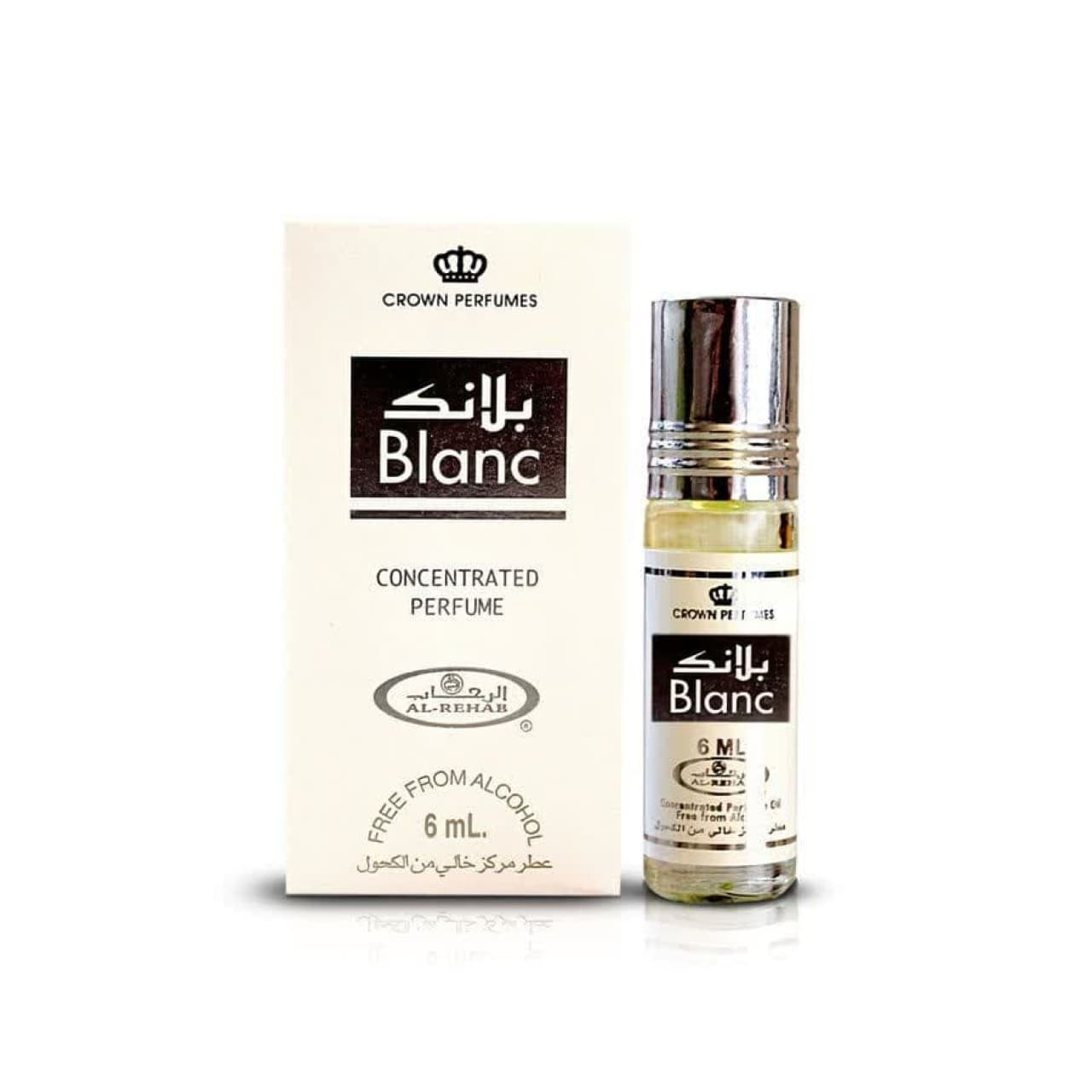 ادو پرفیوم زنانه و مردانه الرحاب مدل بلانک حجم 6 میل