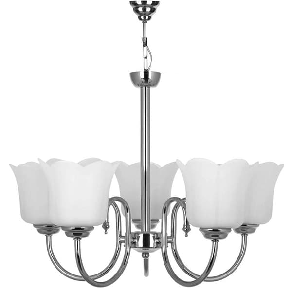 لوستر چشمه نور 5 شعله کد A856/5C کروم