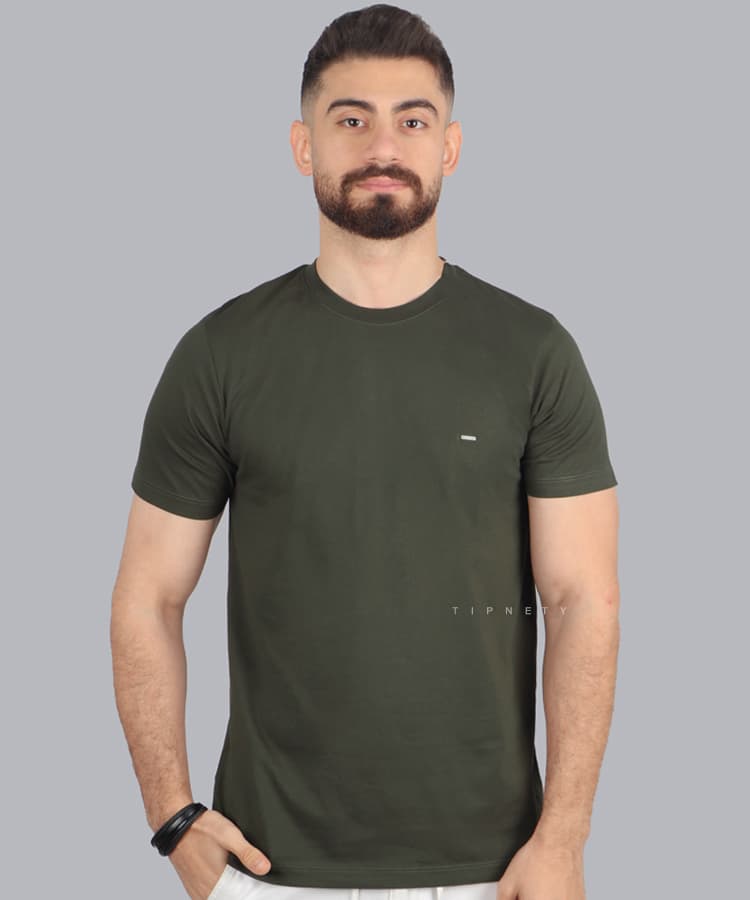 تیشرت ساده لجنی مردانه برند تیپ نتی 9120