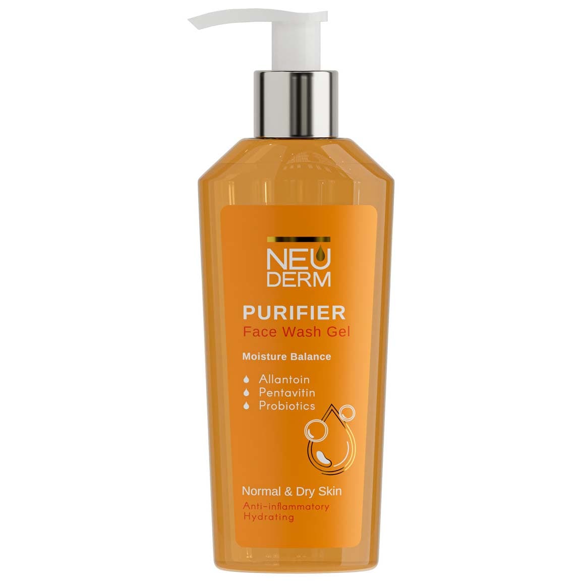 ژل شستشوی صورت نئودرم مناسب پوست نرمال و خشک