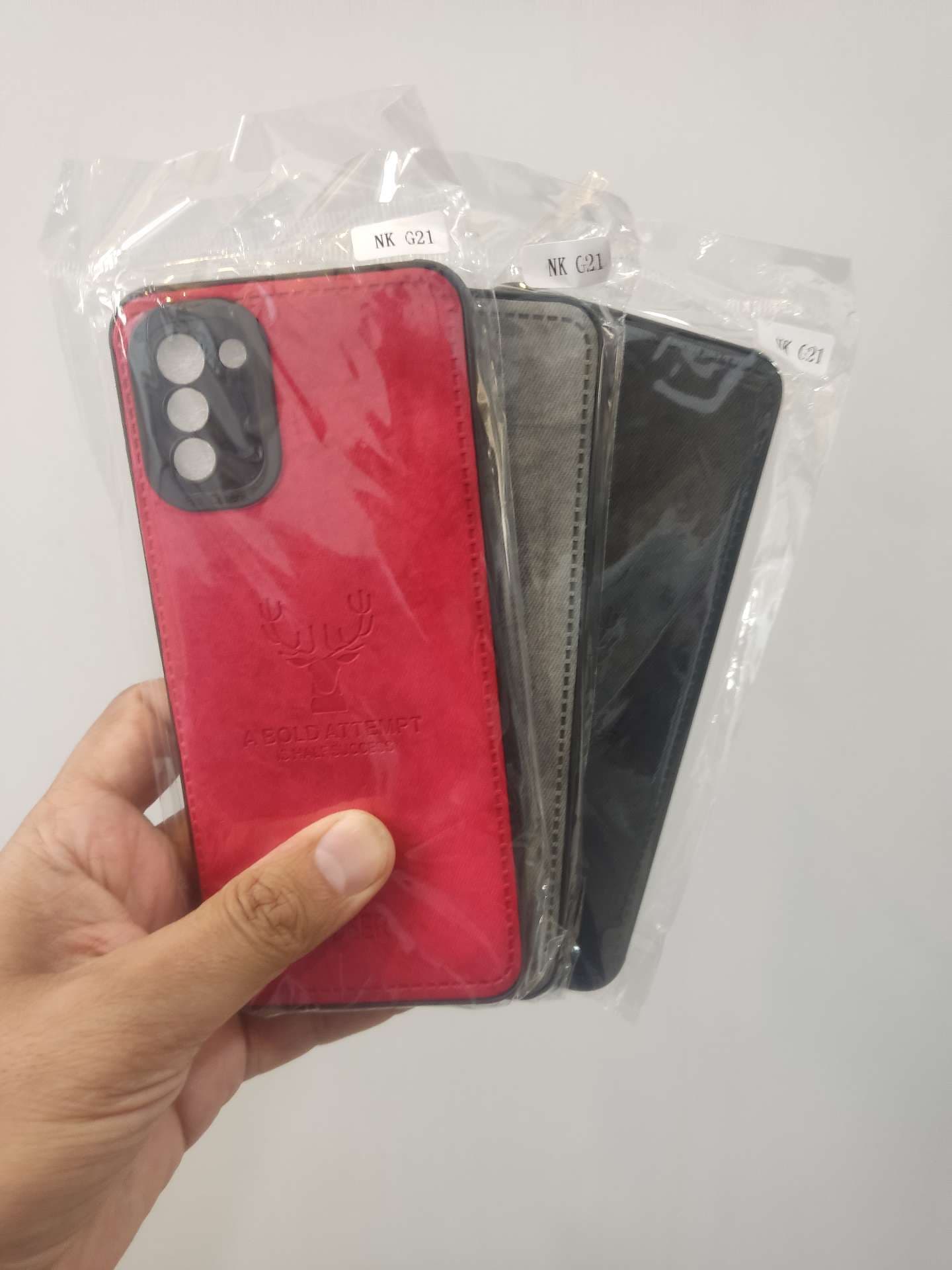 کاورچرمی پارچه ای طرح گوزن مناسب برای گوشی موبایل نوکیا G21 / G11