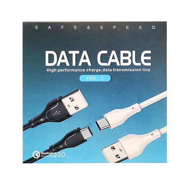 کابل شارژ تایپ سی C دیتا کوالکوم فست