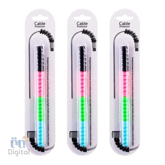 محافظ کابل شارژر Spiral Cable Protector Silicone