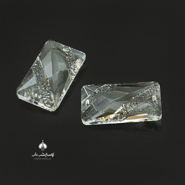 کریستال کلیپسی خطی سفید 5*3