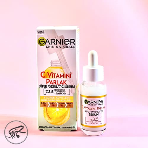 سرم روشن کننده و ضد لک ویتامین سی گارنیر (گارنیه) Garnier