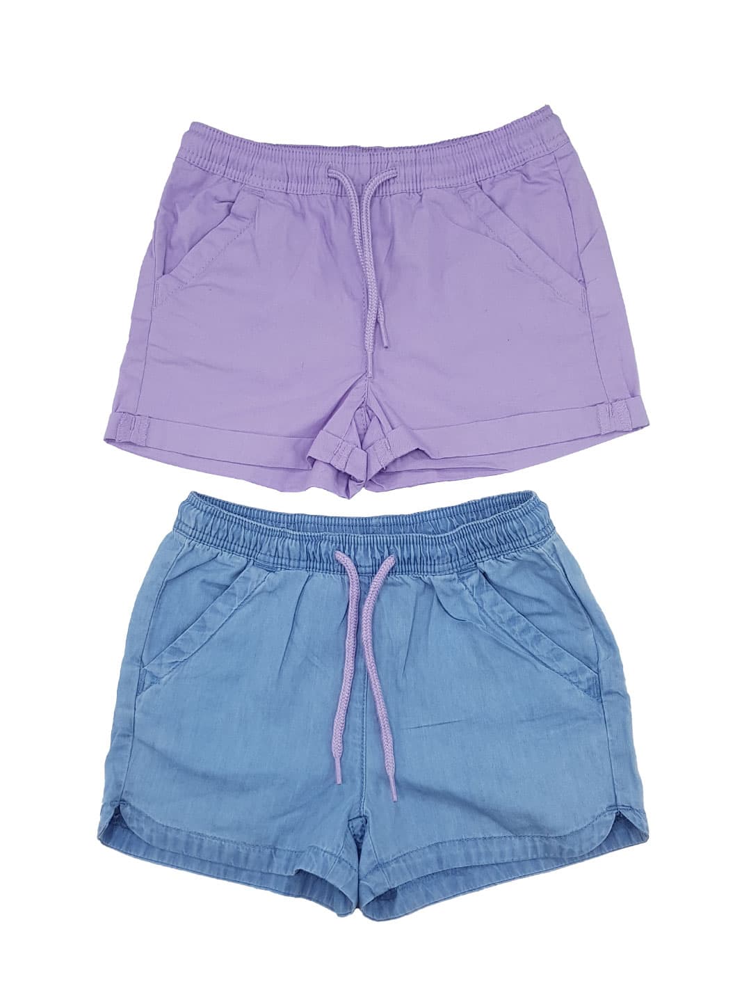 پک 2 عددی شورتک دخترانه فاق بلند لوپیلو کد kids1488