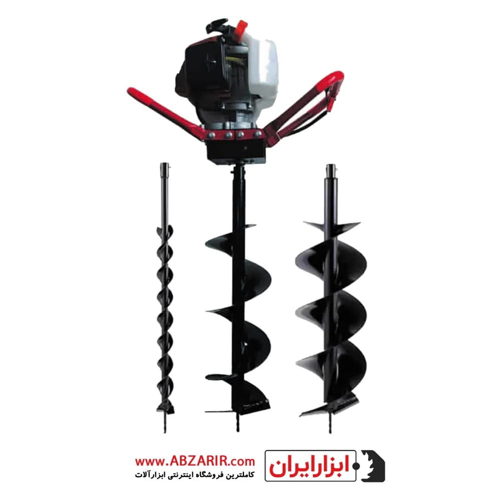 چاله کن 63 سی سی گیربکسی به همراه 3 عدد مته تاپ گاردن مدل EA-630