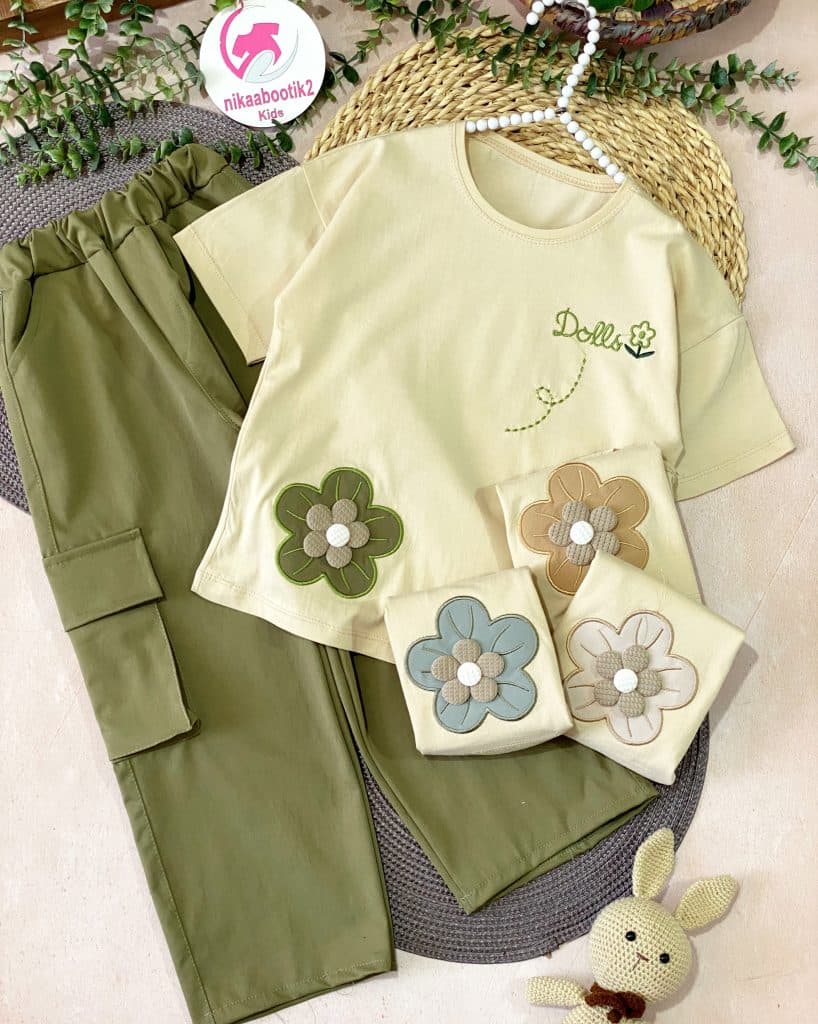 تیشرت شلوار گل