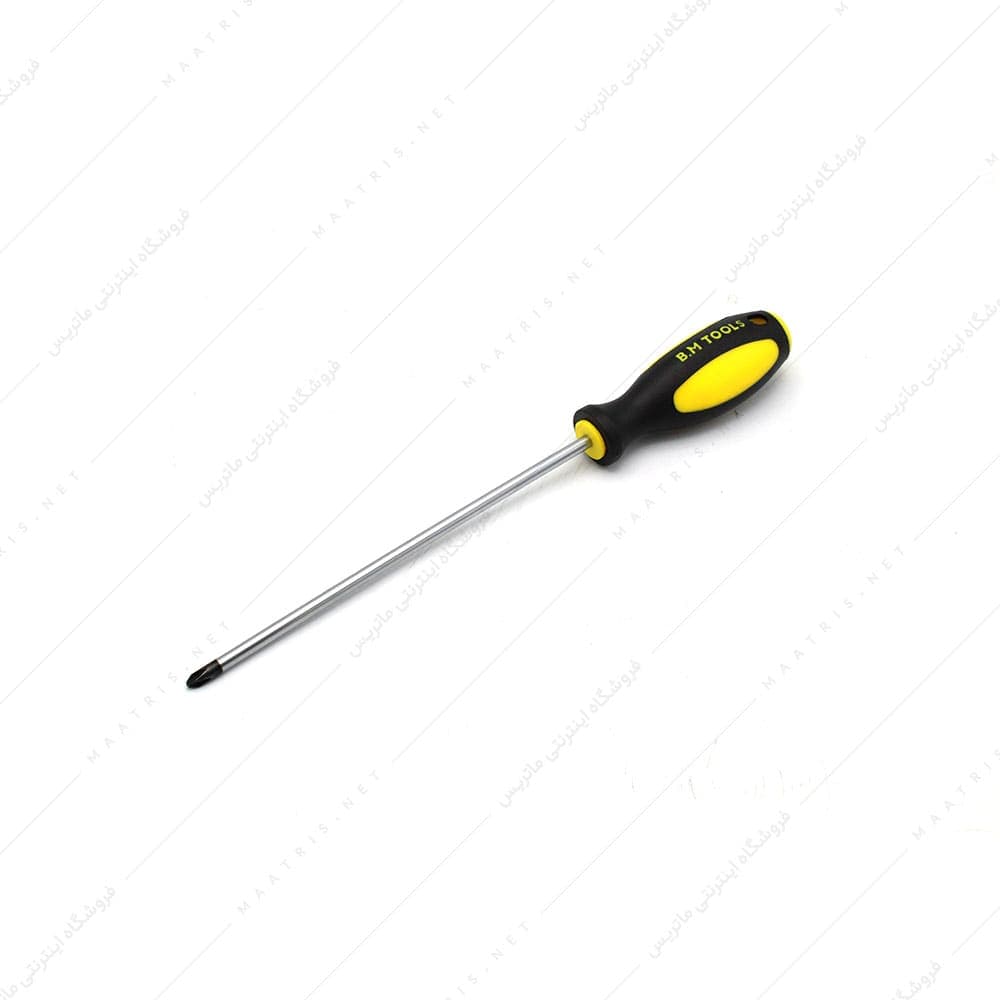 پیچ گوشتی چهارسو 6*200 برند BM TOOLS