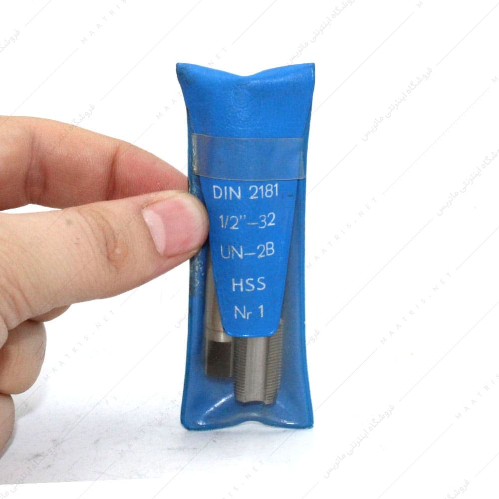 قلاویز دستی HSS سایز 1/2 اینچ 32 دنده UNF روسی